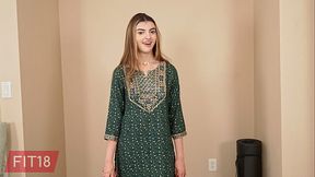 My POV Casting and Creampie of Light Skin Skinny Indian Teen Julia James