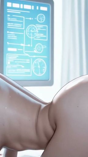Watch the Ultimate Android Seduction Blue Hair, White Light, Zero Regret AI Generated   Clip 2