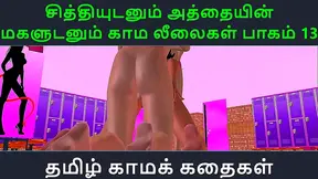 Tamil Anime Babe Seduces Her Man in Hot Nocturnal Tryst