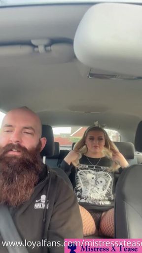 Wanna jump in the back and cover me in cum whilst Beard drives us around? 😈🥵