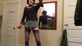Trans Slut Wrecked by Fuck Machine Gushing Anal Cum Explosion