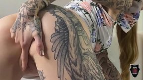 Tatted Beauty Penny Archer Undresses 2 Fuck Rome Major'_s Massive Cock!