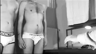 Vintage Military Medical Exam with Amateur Twinks
