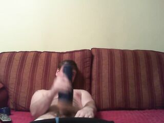 Playing with my blue fleshlight whilst watching pron