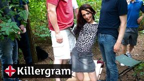 Voluptuous slag's cumshot clip