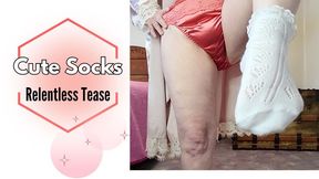 Teased by cute ankle socks