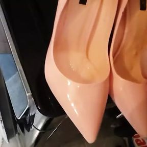 Cum on new sexy high heels my girl  NO AUDIO