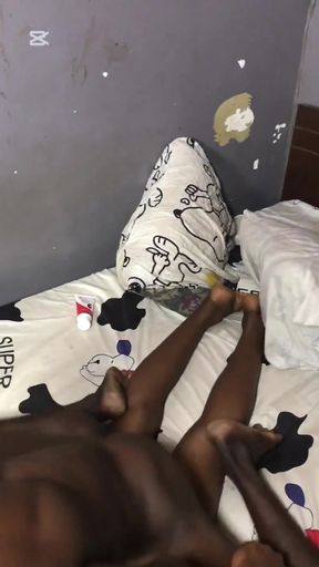 My College Mate Came to Visit Me and I Welcome Him with My Cock