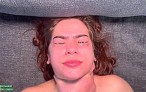 Kaitlyn kox rough face fuck, face slapping, spit on, piss in mouth & pussy pounded