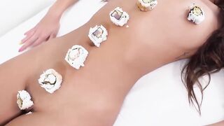 Exotic Vina Sky POV doggystyle drilling after deepthroat BJ