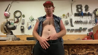 Workshops jerk off  ginger construction worker solo uncut