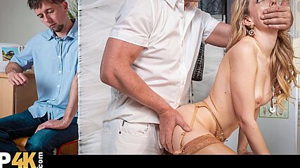 He's Right Fucking There, So We gotta Fuck Quietly on CUCK4K