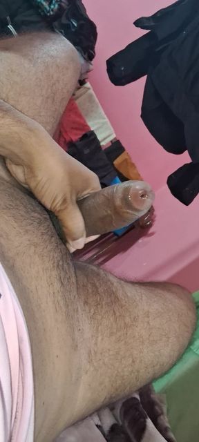 Desi College Boy, in Bed, Masturbating, Cock Is Very Strong and Thick.