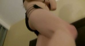 Redhead giant teases you