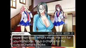 Busty hot mom tempts innocent Aika in a smutty lesbian hentai vore project