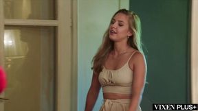 VIXENPLUS Angelic Blonde Jaylah Gets Double Penetrated By Two Eager Suitors