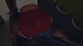 Big ass college buddy fucks me in her room before going for the exam