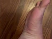 Hot ass stinky sweaty feet need rubbed