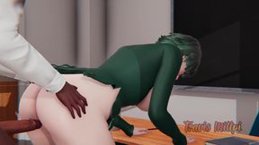 Fubuki fuck her subordinate from Blizzard Group Saitana One punch man