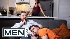 Maverick Sun Gets Horny While His Girlfriend Cooks And Sneaks A Quickie With Stepdaddy Cakes