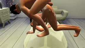 Curvy Anime Babes Pleasure Each Other with Forbidden Desires on Sofa