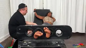 Ticklish Indian babe gets her sensitive spots worked over