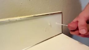 Shooting a fat creamy load of cum in slow motion!