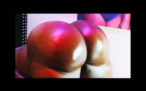 Fat Ass SSBBW Standing Twerking Oiled Ass