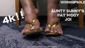 AUNTY SUNNYS financial domination JOI