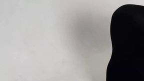 Divine Yoga in Tight Long Dress