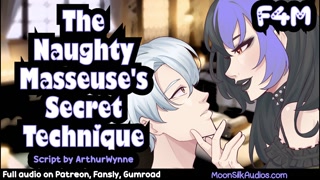 F4M - The Naughty Masseuse's Secret Technique! Part 3!