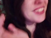 My Tinder Match Likes it When I Gag, He Made me Make my Pussy Squirt on Snapchat Should we Fuck IRL?