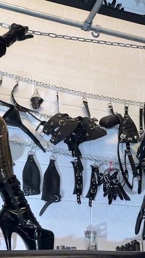 Mummification Cuckold Mistressae & Miss Lilly Fuck in Front of Their Rubber Objects