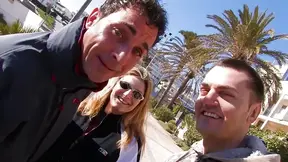 Spanish sluts in sexy outdoor orgy