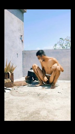 Open Terrace Cumshot