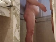 Oso and Cub takes a shower together - No cum
