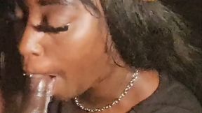 Beautiful Coco Bella Gags on BBC Ball Play Cum in Mouth
