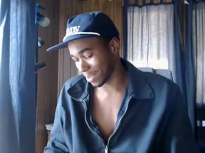 Crazy male in amazing black, amateur homo sex video