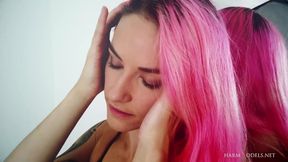 Mirror Mirror on the Wall Sexy Pink Hair Girl Adele