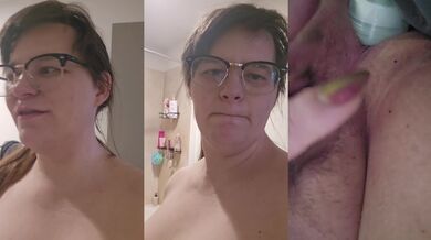 tight sissy femboy ass gapes with huge dildo creampie stuffing