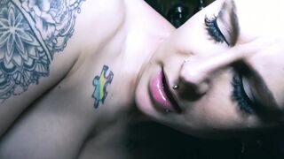 German tattoo slut with piercings make a real casting date