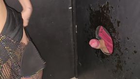 I Went to the Gloryhole Cabin with My Boyfriend and He Put Me to Suck a Stranger in the Hole
