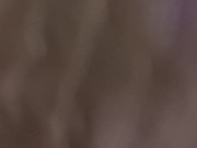 Huge load in motel hallway while listening to couple fuck behind the door