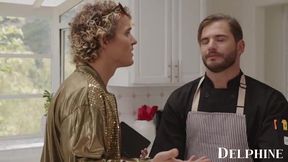 April Olsen's Playful Cooking Show Takes an Unexpected Turn into a Steamy Threesome!