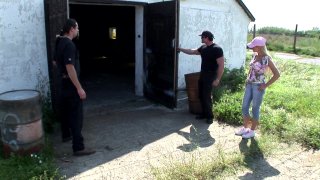 Foursome In A Dungeon With 2 Submissive Babes