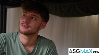 Hunky stepdads seduce their stepsons to fuck in this FamilyCreep compilation