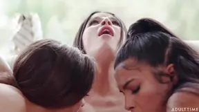 Sizzling Lesbian Threesome on Sofa Starring After Opal & KylieRocket