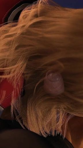 Hot Blonde Chick Sucking Dick: X-ray Blowjob