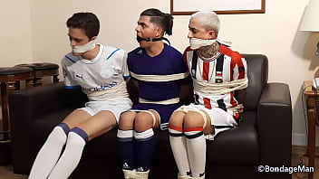 Soccers Players Captured tied up and gagged: Fito Torres, Deviant Prince and Maloka | Behind the Scenes