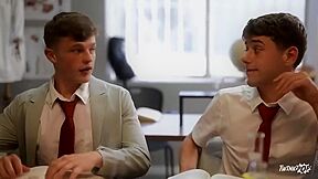 Fuck Plan In Chemistry Class Between Ake Preston & Joey Mills - Gay Twinks